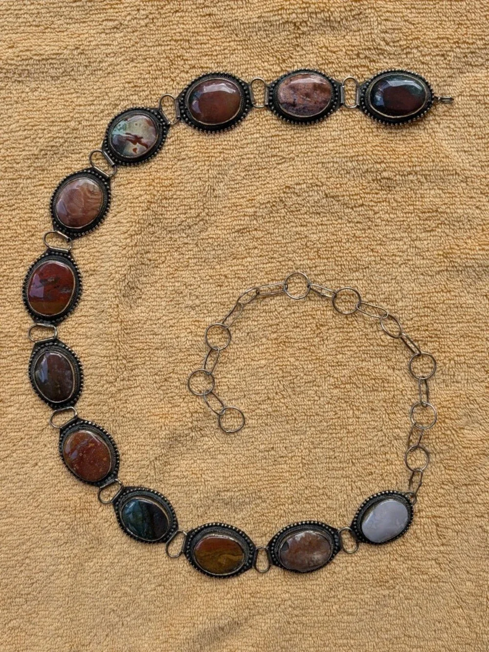Vintage Agate Chain Belt